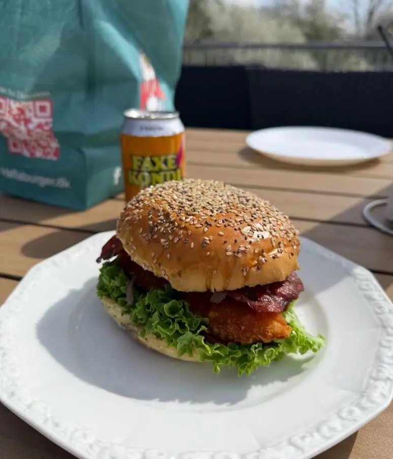 Fredagsburger på terrassen