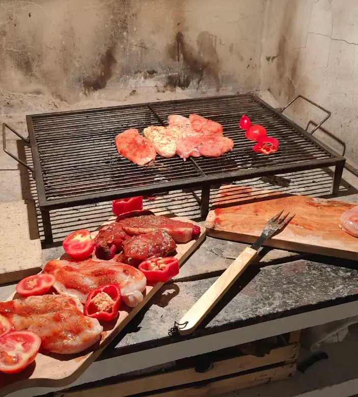 Forberedelser ved grillen